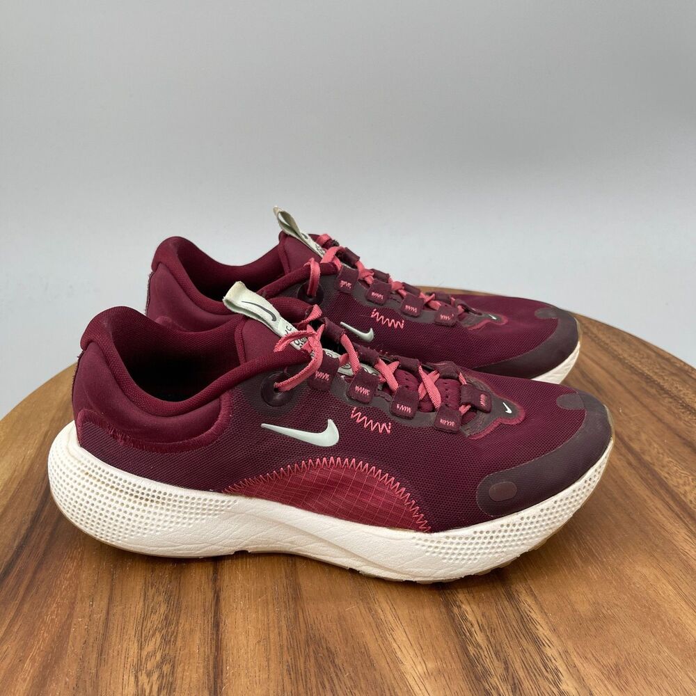 Nike React Escape Run Shoes Womens Size 7 Red Running Comfort Walking Sneakers